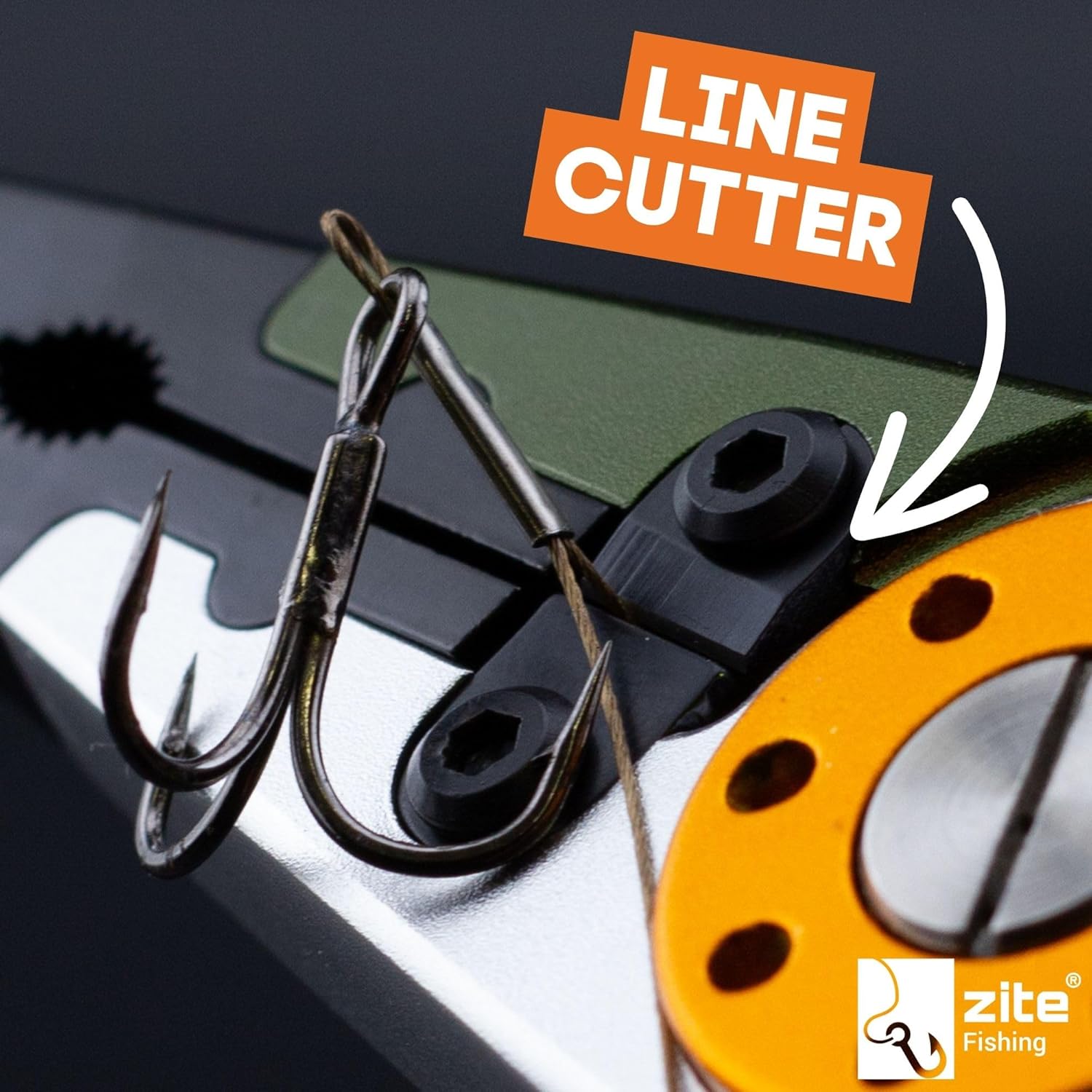 Zite Fishing Multi-Angelzange, Hakenentferner als Angelwerkzeug – Sprengringzange, Hakenentferner, Zange, Schnurschneider und mehr mit Tasche, Hakenentferner Angeln, Angelzange, Angelhakenentferner, Angelzange Angeln – Bild 3