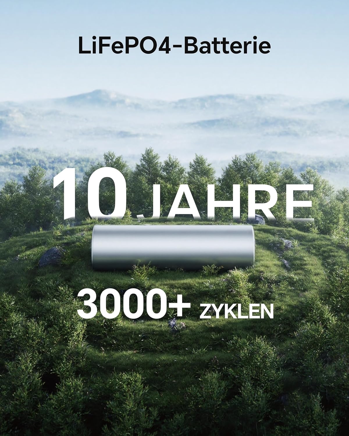 Tragbares Kraftwerk S2400, 2048 Wh/2400 W LiFePO4-Akku, 4 x AC-Ausgänge, 1,5 Stück Schnellladung, mobile Stromversorgung, MPPT 600 W Solargenerator für Heimcamping – Bild 6