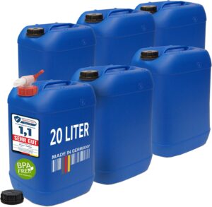 plasteo 20 Liter Trinkwasserkaniste...