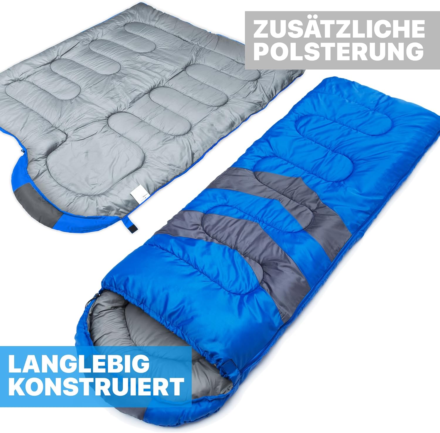 MalloMe Outdoor-Schlafsack für Erwachsene und Kinder, Schlafsack, Winter, Schlafsäcke, Campingschlafsack, Deckenschlafsack, Winterschlafsack, leicht, tragbar, warm, Deckenschlafsäcke – Bild 3