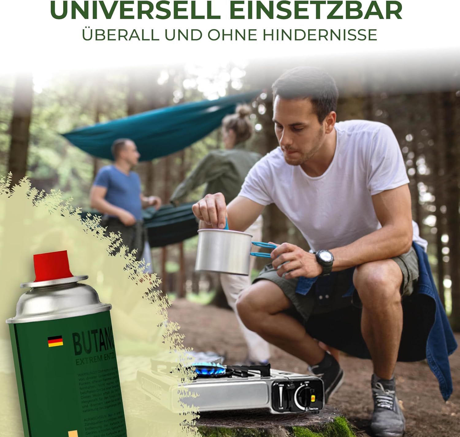 STAHLMANN® Gaskartuschen 227 g (Hergestellt in der EU) – Butan-Gaskartusche mit MSF-1a-Ventil für Campingkocher, Grill, Gaskocher, Gasheizung, Unkrautverbrennung – Gaskartuschen – Bild 2