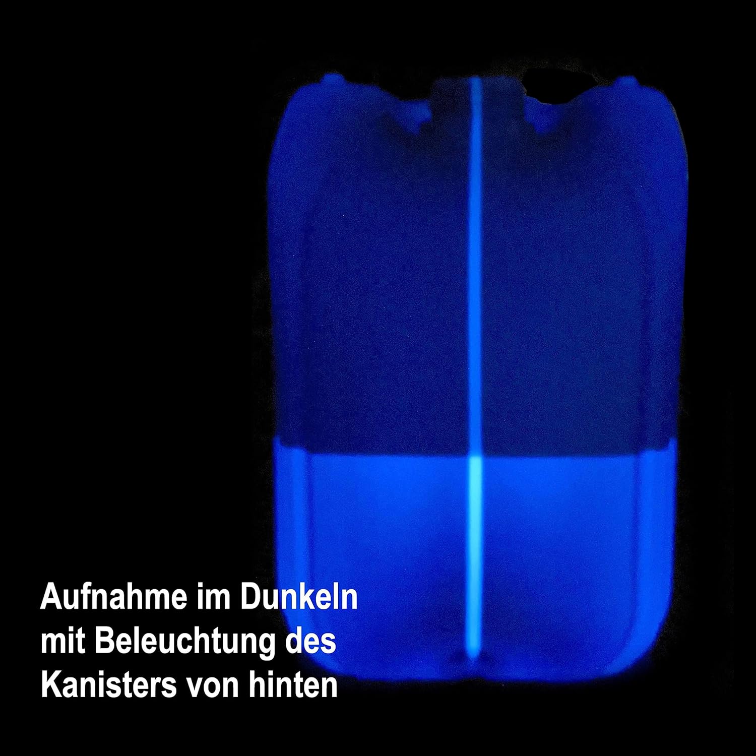 plasteo 3 x 20 Liter Trinkwasserkanister mit 1 Wasserhahn und 3 Schraubdeckeln (DIN 61), lebensmittelecht, BPA-frei, tragbar für drinnen und draußen, blau – Bild 9