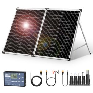 DOKIO faltbares Solarpanel 100 W mi...