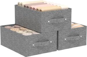 3 Stück Faltboxen mit Griffen für...