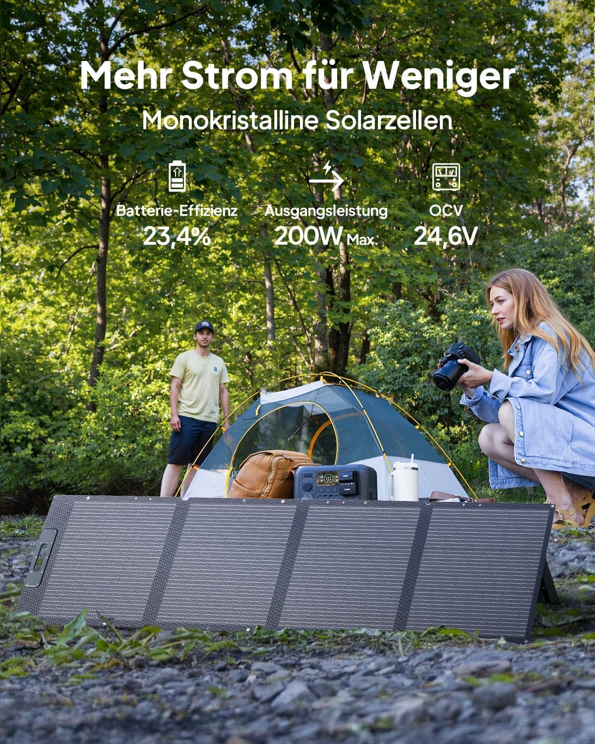 BLUETTI Elite 400 Power Station mit 2 x 200 W Solarpanels, 3840 Wh LFP-Batterie mit 2600 W AC-Ausgängen (3900 W Power Lifting), Notstrombatterie mit hoher Kapazität und Rädern für zu Hause – Bild 6