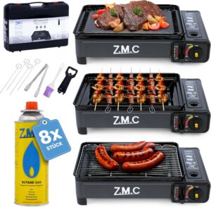 ZMC 2-in-1 Gaskocher & Gasgril...