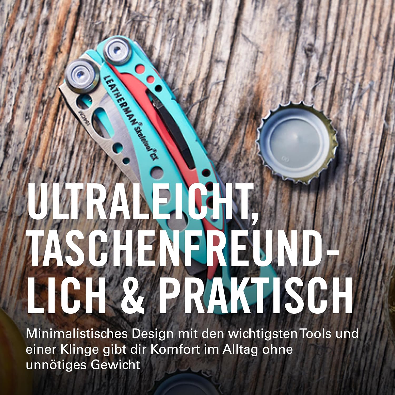 Leatherman Skeletool CX – 7-in-1 Camping- und Survival-Multitool – Edelstahl – Paradise – Bild 3