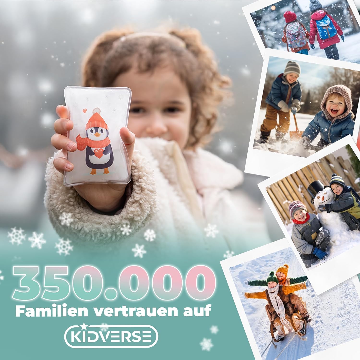 KIDVERSE Kinder Handwärmer 4er Set - Wiederverwendbare Taschenwärmer - Wohltuende Handwärmer zum Bücken - Wärmekissen Hände mit süßen Motiven - Taschenwärmer Kinder – Bild 7
