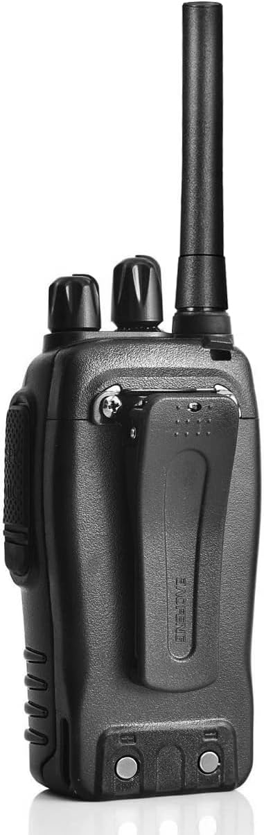 Baofeng Walkie Talkie PMR446 Zwei-Wege-Radio, professionelle 16-Kanal-Gegensprechanlage, 2-teiliges wiederaufladbares Sender- und Empfänger-Set mit Kopfhörern und LED-Licht – Bild 6