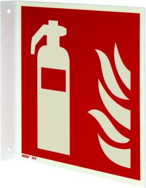 Feuerlöscher-Flaggenschild 200 x 2...