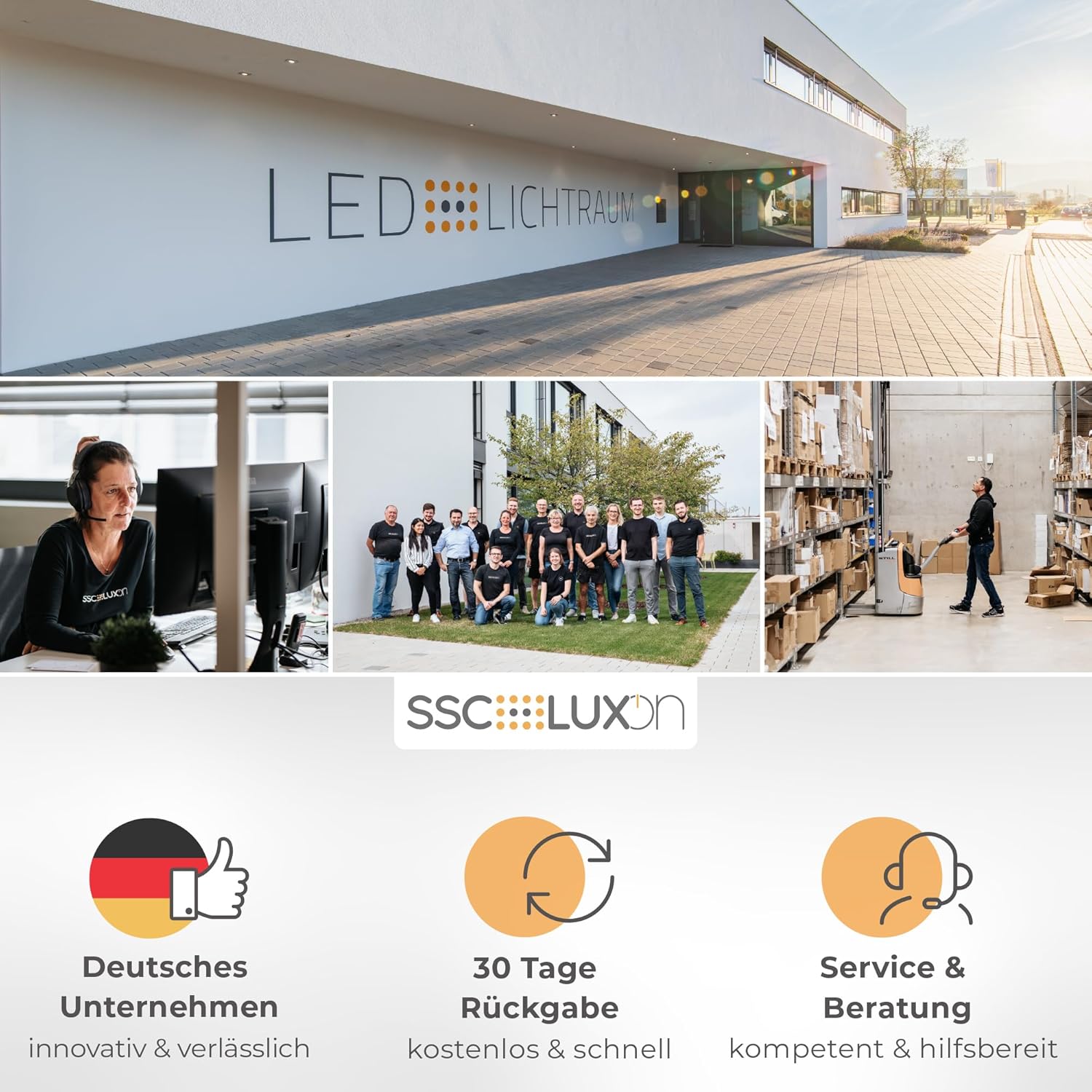SSC-LUXon Außen-Wegeleuchte VARDA mit Fassung E27 Stehleuchte Schwarz Höhe 50 cm - Außenleuchte Stehlampe mit Stromanschluss 230 V – Bild 6