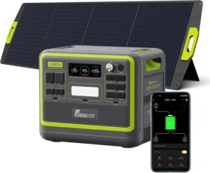 FOSSIBOT F2400 mit 200W Solarpanel ...