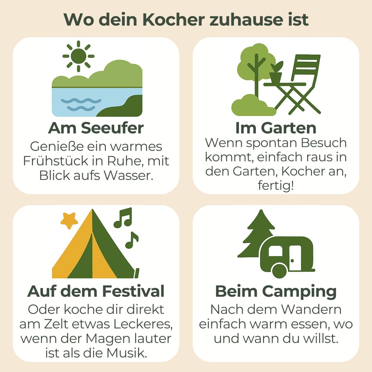 Bluecraft Gaskocher, 3 Brenner, 5,25 kW, Zündung, Sicherheits-Campingkocher | Gaskocher für Gasflaschen, Dreifachkocher für Camping, Outdoor-Küche, Garten, Freizeit, Wohnmobil, Wohnwagen & Boot – Bild 5