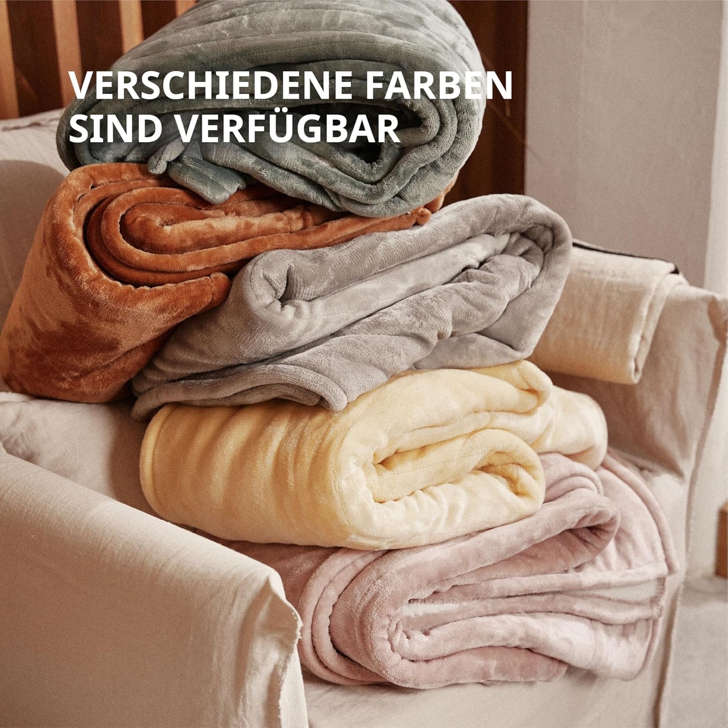 GOTCOZY Heizdecke 130 x 180 cm – weiche, seidige Plüsch-Heizdecke, Heizdecke, 9 Heizstufen und 10 Stunden Auto-Off-Timer, Überhitzungsschutz, Kuscheldecke für Bett und Büro, waschbar (grün) – Bild 7