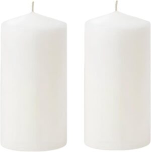 Candles Weiße zylindrische Kerze, ...