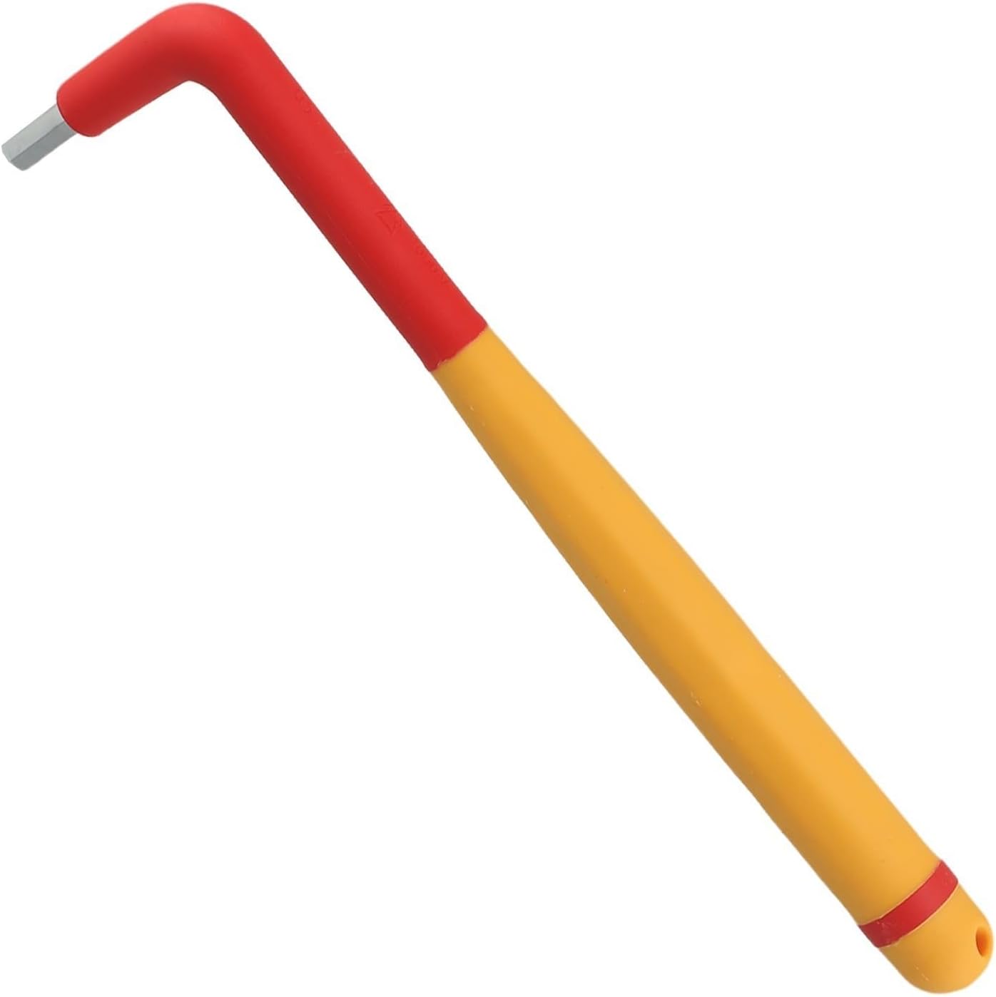 VDE Isolierter Sechskantschlüssel-Set, 1000 V, Hochspannungs-Sicherheitswerkzeug, L-Form, TPE-Elektrikerschlüssel für elektrische Wartung, Handwerkzeuge, Rot (4 mm) – Bild 3