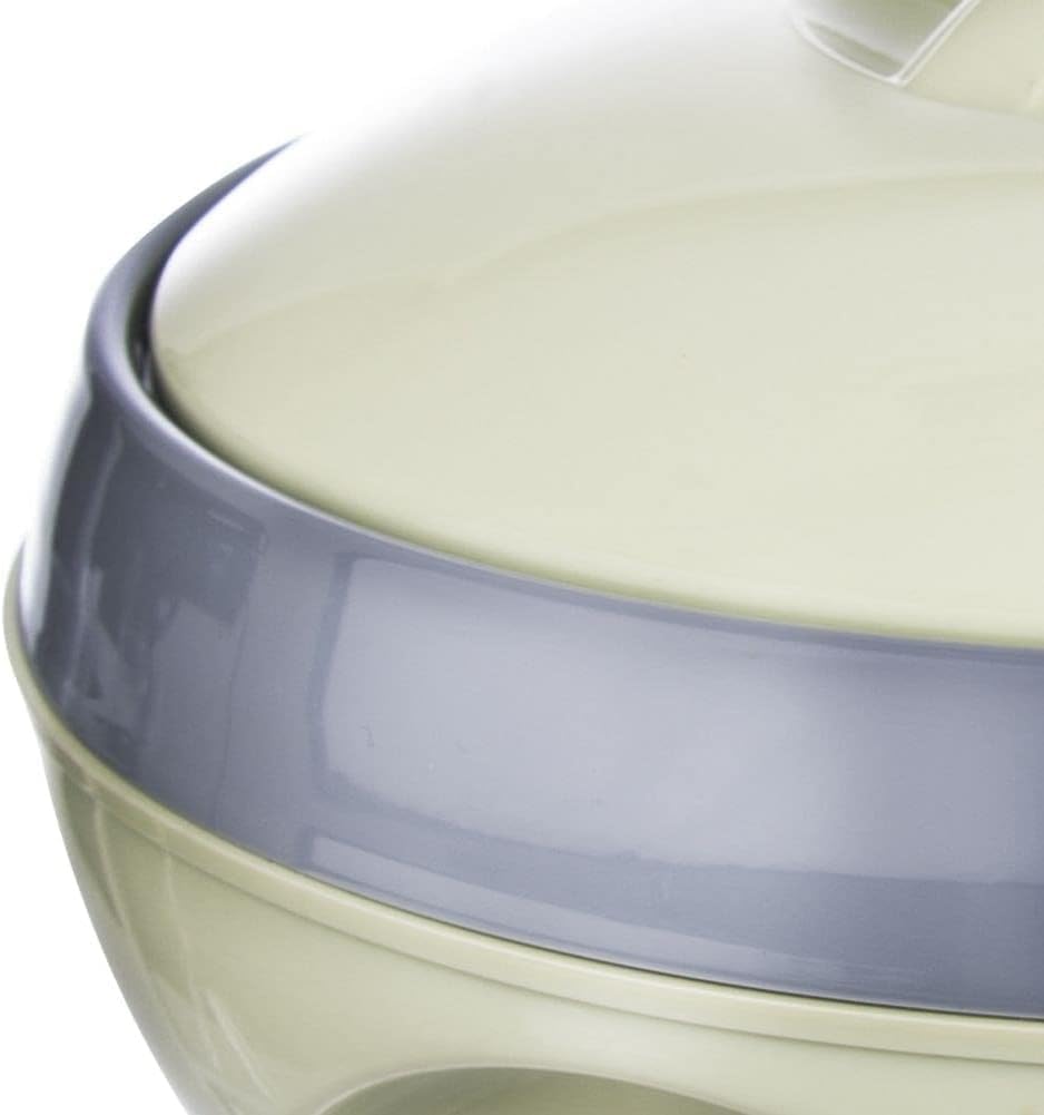 orion group Thermoschüssel mit Deckel 600 ml Thermobehälter für Lebensmittel, Eis | Grillgut Warmhaltebehälter Speisen Edelstahl Schüssel Warmhalten 2 Stunden Wärmehaltende Thermoschalen – Bild 4