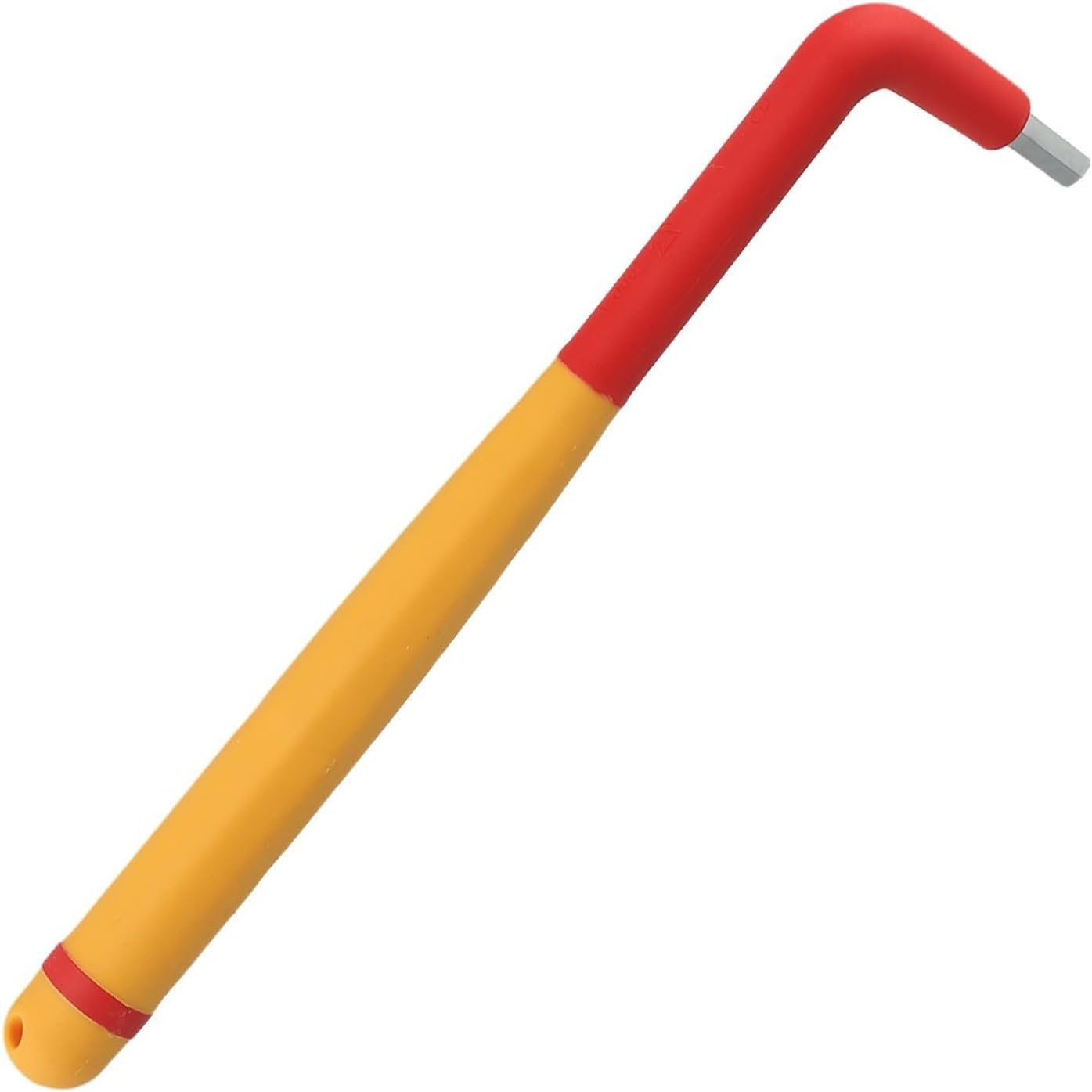 VDE Isolierter Sechskantschlüssel-Set, 1000 V, Hochspannungs-Sicherheitswerkzeug, L-Form, TPE-Elektrikerschlüssel für elektrische Wartung, Handwerkzeuge, Rot (4 mm) – Bild 4