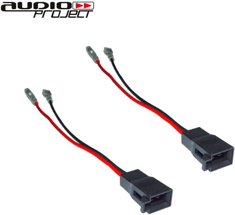 Audioproject A202-2-teiliges Autoradio-Adapter, Autolautsprecher-Adapter-Set, kompatibel mit VW Golf, Opel Astra H, Opel Corsa D, Dacia Duster, Fiat Ducato, Fiat 500, Renault, Ford, Skoda, DIN für Autoboxen – Bild 2