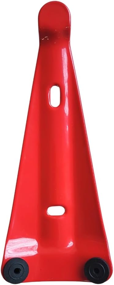 Wandhalterung für Feuerlöscher, Universal-Halterung, Winkelhalterung, rot lackierte Wandhalterung für Pulverlöscher, CO²-Feuerlöscher, Schaumlöscher-Halterung
