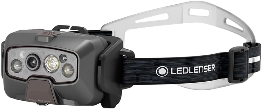 Ledlenser HF8R Signature batteriebetriebene LED-Stirnlampe, 2000 lm, IP68, 194 g | Automatisches Dimmen und Fokussieren, 220 m Leuchtweite, bis zu 90 Stunden Leuchtdauer, RGB-Lichtmodi, wasserdicht – Bild 4