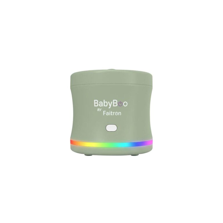 BabyBoo Tragbarer Babykostwärmer – Babykostwärmer mit Akku, App-Steuerung, 70 W LED-Ring, bis zu 45 °C, abnehmbarer Behälter, USB-C – Zuhause und auf Reisen