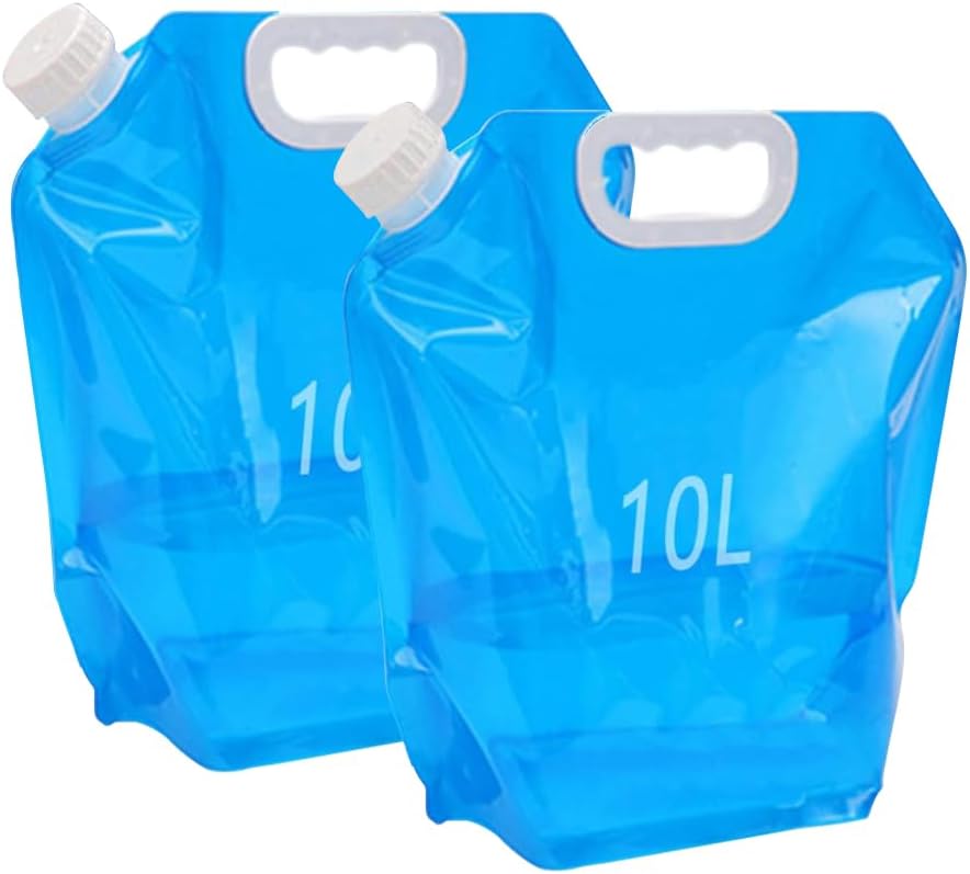 Kamiya 5/10 L faltbarer Wasserkanister mit dichtem Deckel, flexibler Wasserkanister, 5/10 Liter faltbarer Wasserkanister BPA-frei für Outdoor-Camping