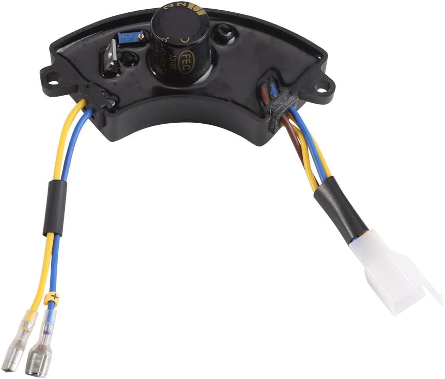 Bogenförmiger automatischer Spannungsregler 250 V 220 μF AVR für 2 kW-3 kW 168 F Benzin-Elektrogenerator, schwarz – Bild 2