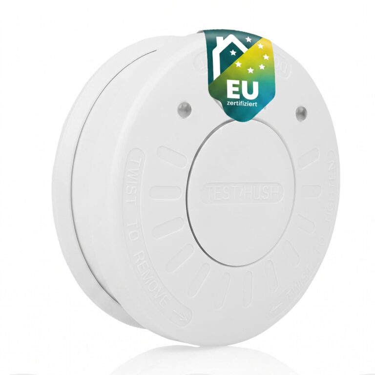 Smartwares Rauchmelder – 10 Jahre Batterielaufzeit, Q-Qualitätssiegel, Prüfschlüssel, 85 dB, RM520