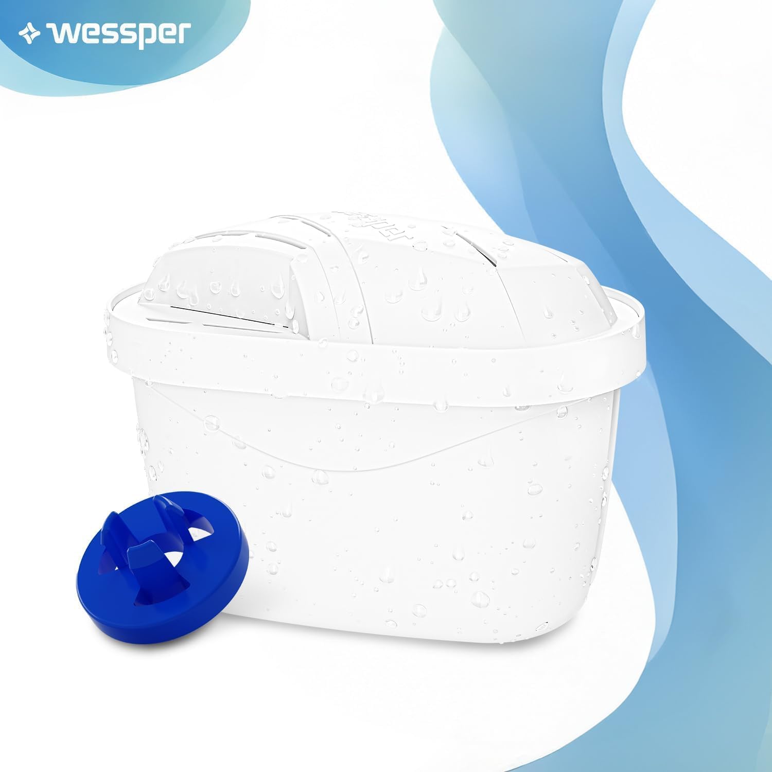 Wessper® AQUAMAX Hartwasserfilterkartuschen, kompatibel mit BRITA Maxtra, Amazon Basics, PearlCo, Aqua Select – Bild 6