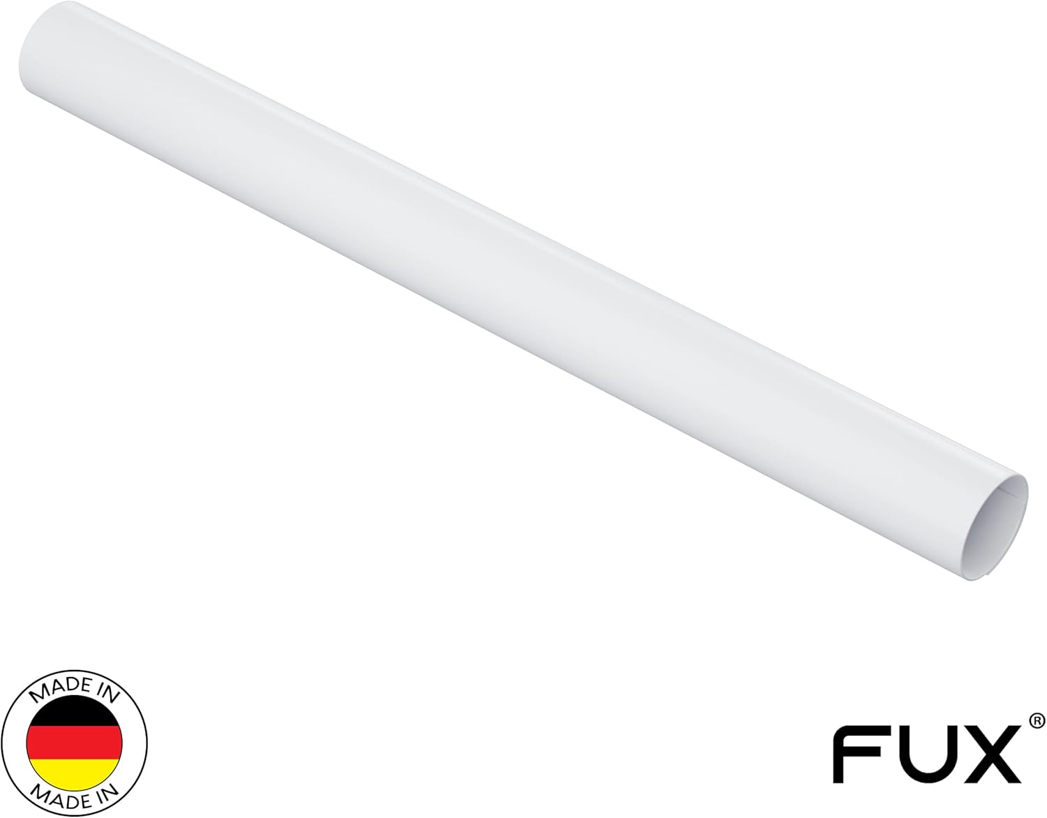 FUX 10 Stück Heizungsrohrabdeckung, Rohrabdeckung, für Rohrdurchmesser 15-18 mm, Länge: 200 mm, Rohrauskleidung für Heizungsrohre, Rohrabdeckung, Heizkörperrohrisolierung, weiß (18,5 x 0,5 x 200) – Bild 7
