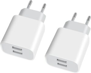 USB Ladegerät 2-Port, 2 Pack 5V/2A...
