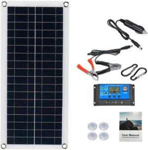 1000 W 12 V Solarpanel-Set mit Lade...