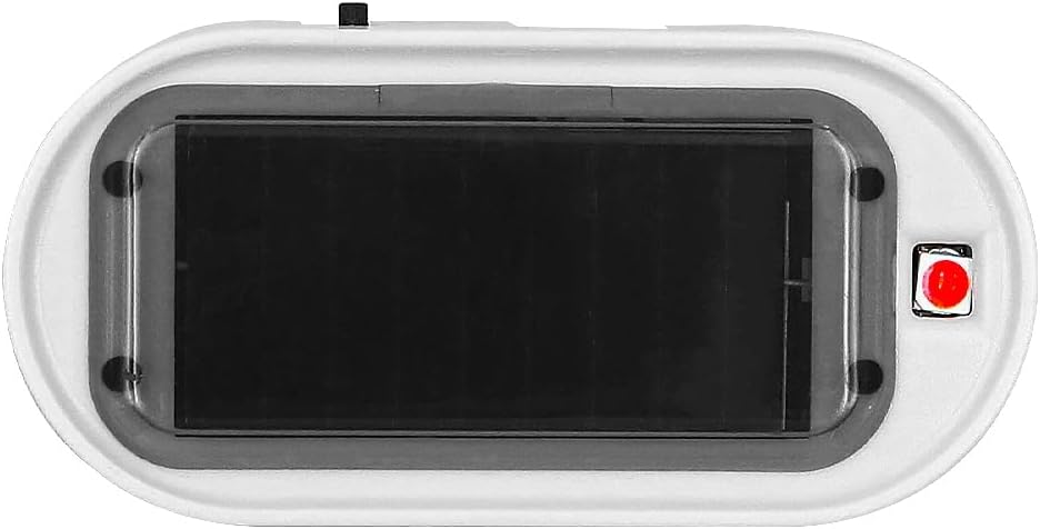 2 Stück Auto-Solarstrom, simulierter Dummy-Alarm, Warnung, Diebstahlsicherung, blinkendes LED-Sicherheitslicht, Auto-Alarm-LED-Licht – Rot – Bild 5