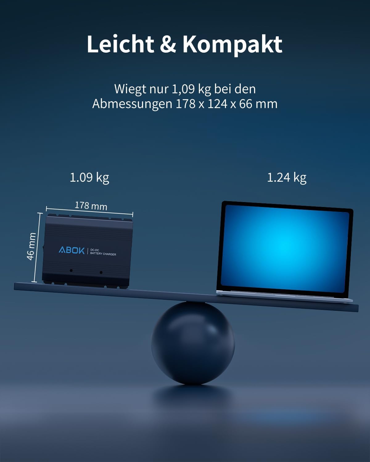 ABOK Acs500 500W DC-DC-Ladegerät für Kraftwerk, Auto, Wohnmobil und Außenbereich | Über Lichtmaschine schnellladen, bis zu 6x schneller als Zigarettenanzünder, ideal für Vanlife, Camping und Reisen im Camper – Bild 7