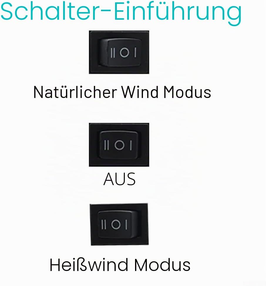 Tragbarer Akkuheizer mit 3-Sekunden-Schnellheizung, kabellos für Auto, Camping und Outdoor, für sofort warme Luft, mit Überhitzungsschutz, kompakt und leicht (HotBlower-BS-2USB) – Bild 6