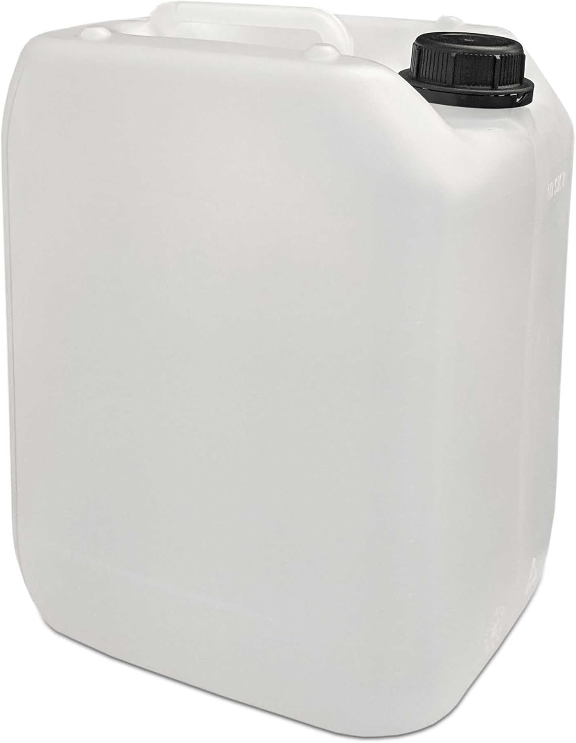 plasteo® 4 x 10 L Trinkwasserkanister, natur, DIN 45, BPA-frei, lebensmittelecht, hergestellt in Deutschland, UN-Zulassung, tragbar, für den Innen- und Außenbereich geeignet – Bild 2