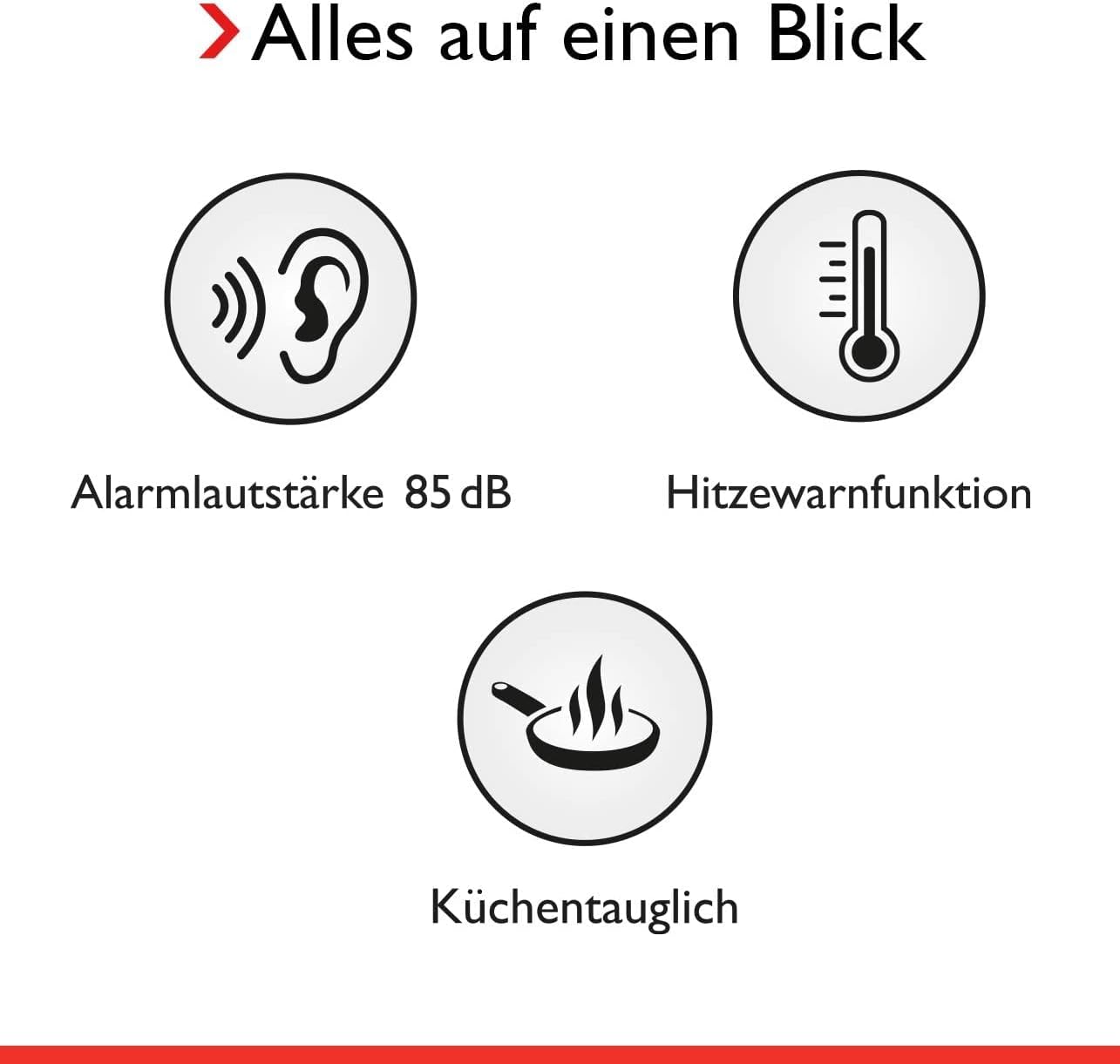 Pyrexx PX-1 Rauchmelder – 4er-Pack – 10-Jahres-Batterie mit Magnethalterung ohne Bohren und LED-Blinken, zertifiziert nach Q-Label, weiß – Bild 6