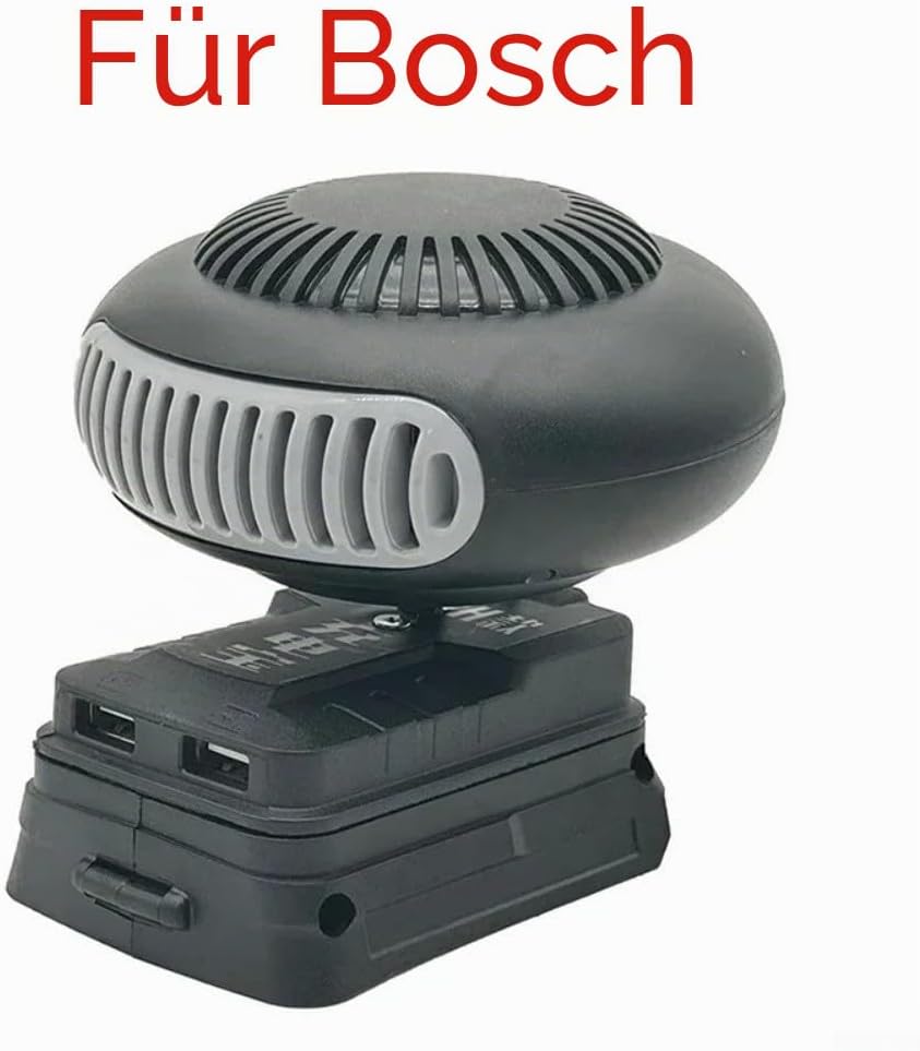 Tragbarer Akkuheizer mit 3-Sekunden-Schnellheizung, kabellos für Auto, Camping und Outdoor, für sofort warme Luft, mit Überhitzungsschutz, kompakt und leicht (HotBlower-BS-2USB) – Bild 4