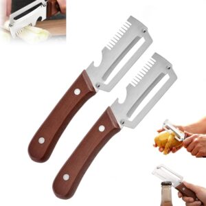 3-in-1-Schäler mit Holzgriff, mult...