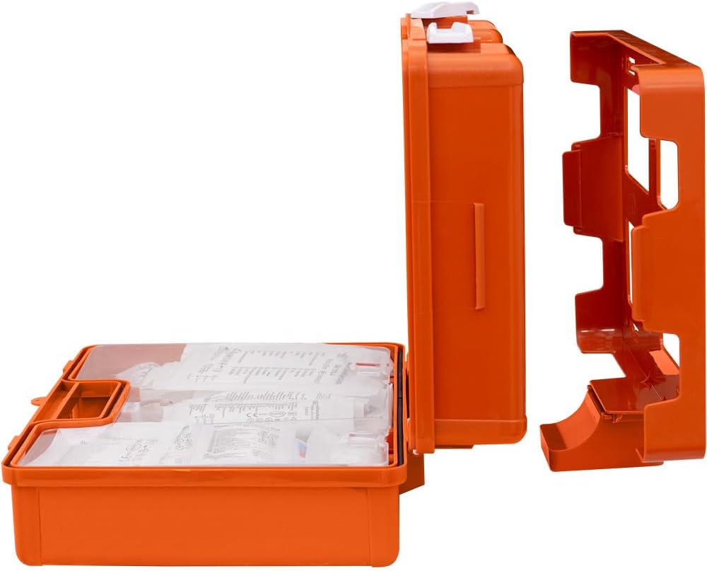Petex Professional Professioneller Erste-Hilfe-Kasten DIN 13157 mit Wandhalterung Orange – Bild 11