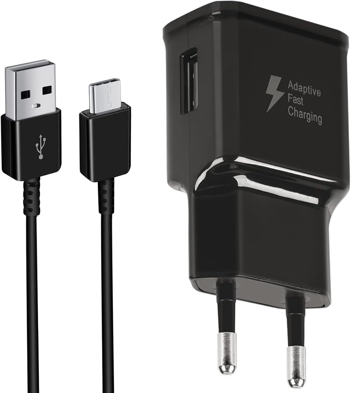 Ladegerät mit Ladekabel kompatibel mit Samsung Galaxy S25 S25+ S24 S23 S21 fe Ultra S8 Plus S9 Plus S10 Plus S10e 5G A57 A56 A36 A35 A26 A17 A16 A15 A05s A06 5g ai Xcover7 Schnellladegerät