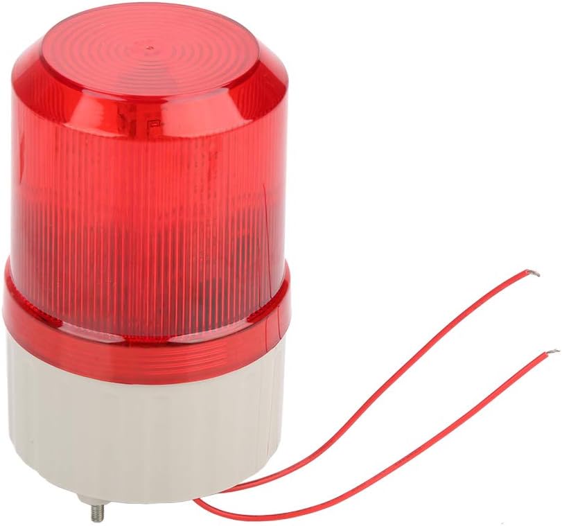 LED-Warnleuchte mit Ton- und Lichtalarm für Baustellen – professionelle Signalleuchte mit Blitzlicht 220 V für den Außenbereich, Sicherheitswarnung – Bild 9