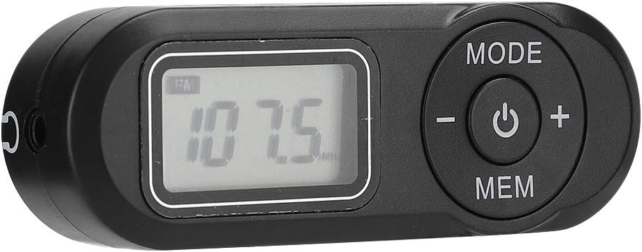 ciciglow - UKW-Radio, DSP, LCD, digital, LCD, digital, tragbar, 1,1 Zoll, Taschenradio, Musik-Player, Schwarz, mit Kopfhörern – Bild 8