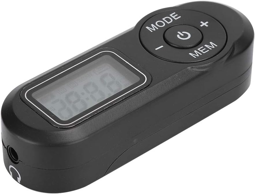 ciciglow - UKW-Radio, DSP, LCD, digital, LCD, digital, tragbar, 1,1 Zoll, Taschenradio, Musik-Player, Schwarz, mit Kopfhörern – Bild 6