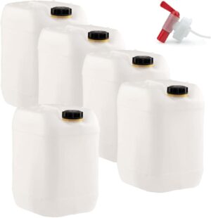5 x 20 Liter Getränke- und Wasserk...