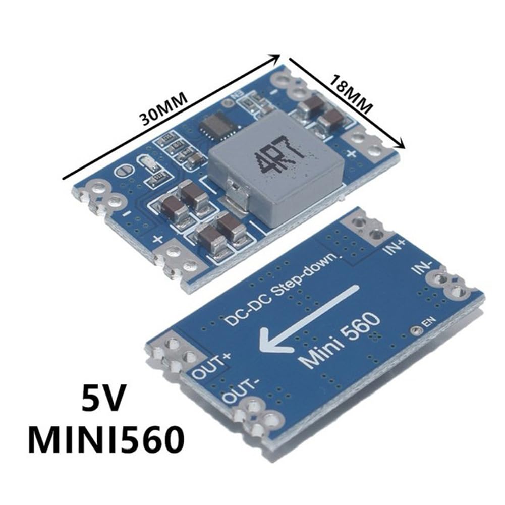 PENGLIN 5 Stück DC-DC 5V 5A Buck-Spannungswandler, Step-Down-Leistungsmodul, MINI560 7-20V Leistungsanpassungstransformatoren – Bild 2