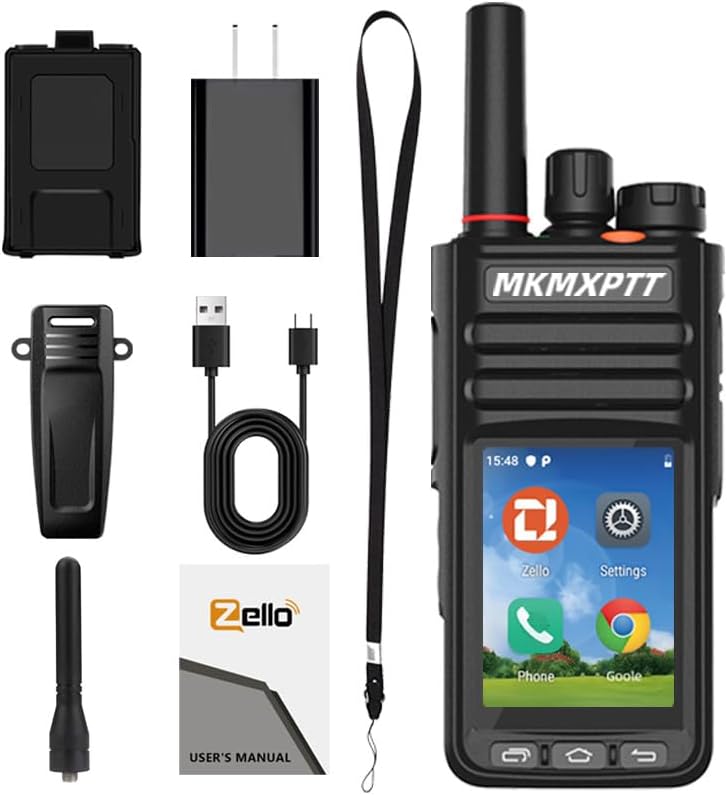 Globales HD-Walkie-Talkie, 2,4-Zoll-TFT-Touchscreen, Android 9.0, WLAN, Bluetooth, GPS, 2G/3G/4G-Unterstützung – Bild 9