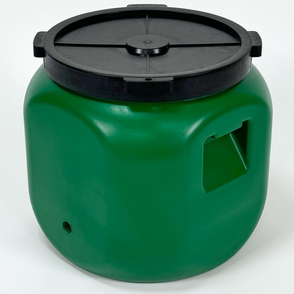 F&R Wasserkanister mit Hahn 40 Liter aus HDPE II Regentonne mit Deckel I Kanisterhahn I Wasserbehälter mit Hahn I Wassertank I Fass mit Deckel I Regenwassertank grün – Bild 5