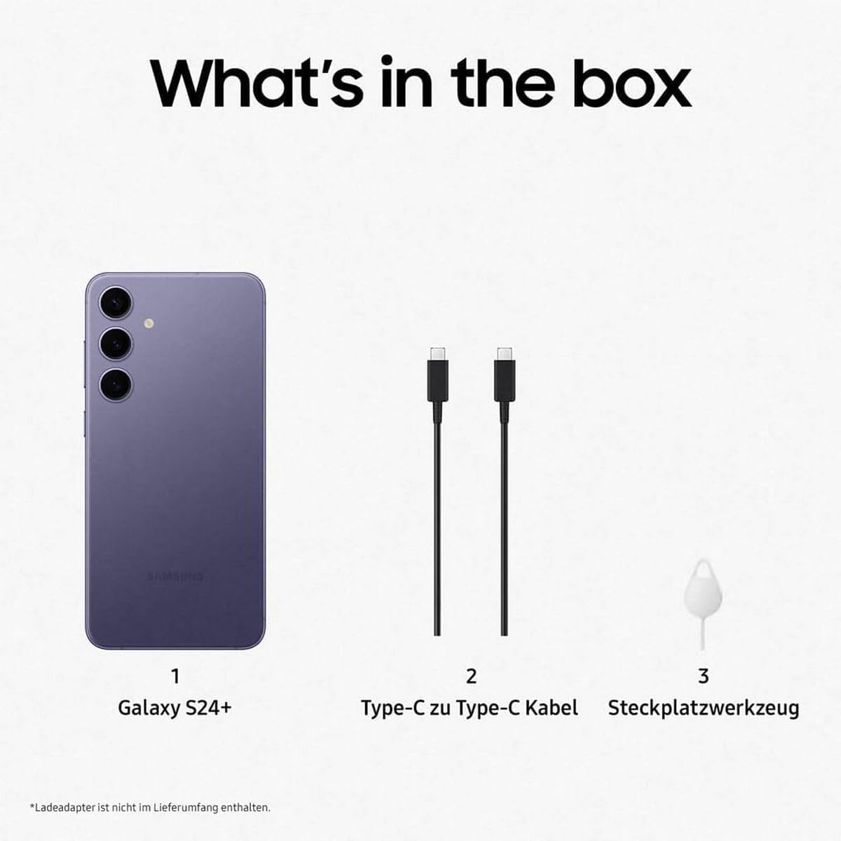 Samsung Galaxy S24+ Plus 5G 512GB Speicher 12GB RAM Violett 4900mAh Akku AI Handy Android 15 Smartphone ohne Simlock ohne Branding – Bild 5